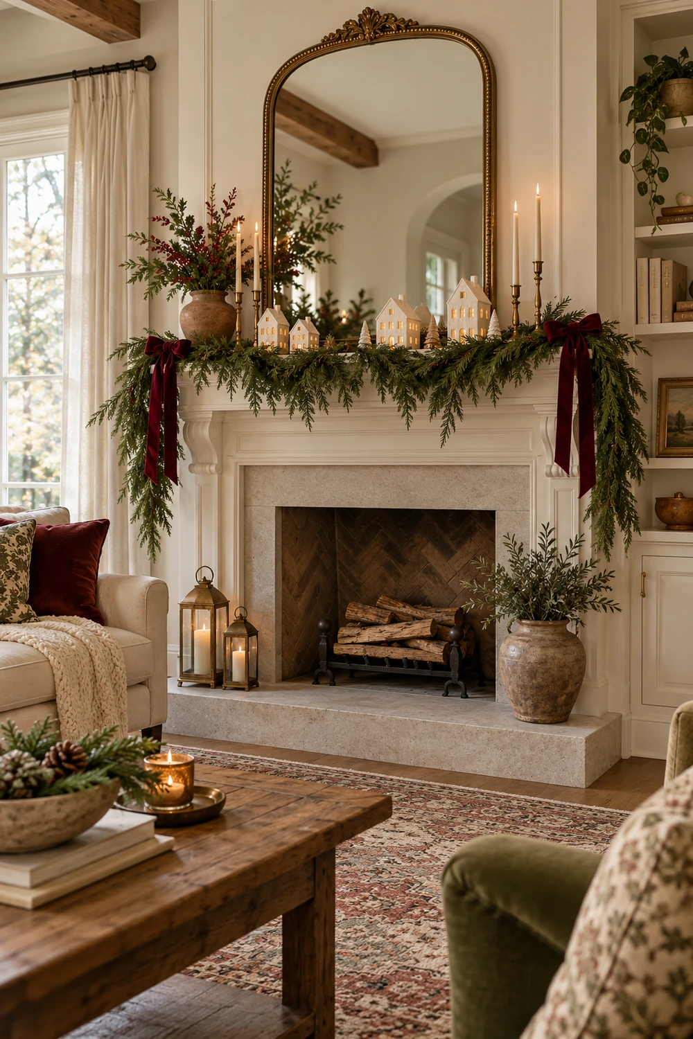 25 Christmas Mantel Decor Ideas That Look Magazine Ready